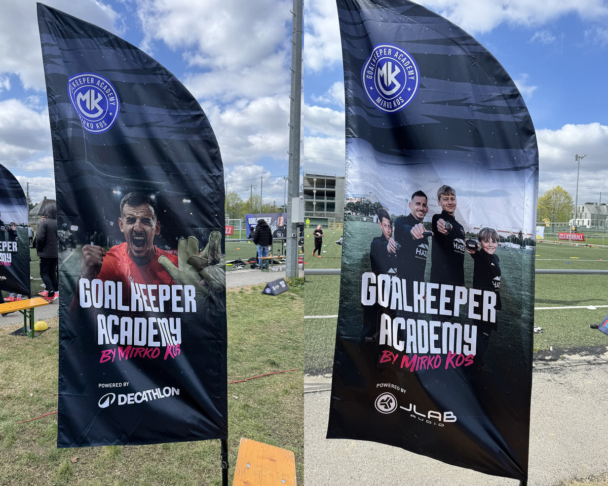 Beachflag Mirko Kos - Goalkeeper Academy