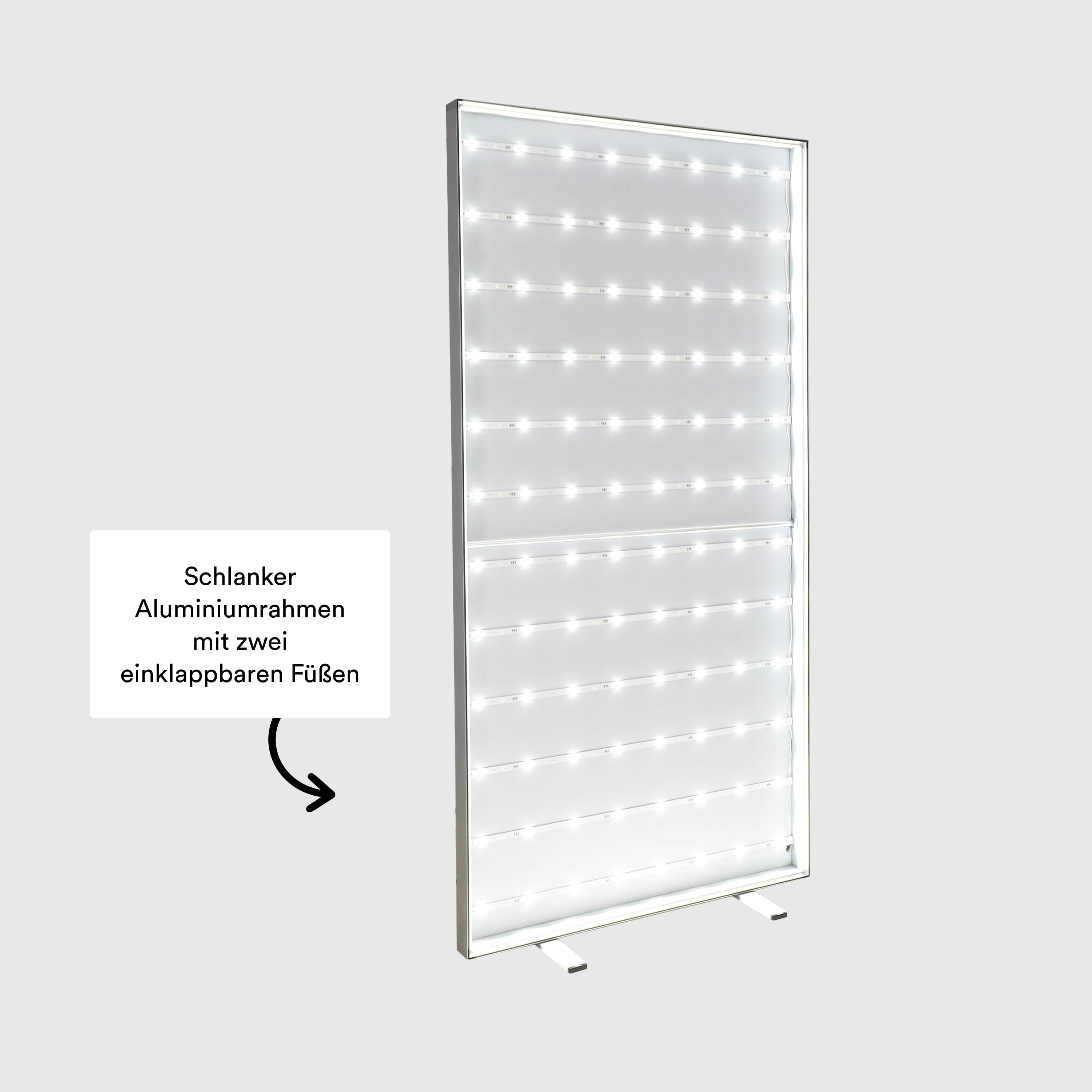 LED-Leuchtwand Aufsteller