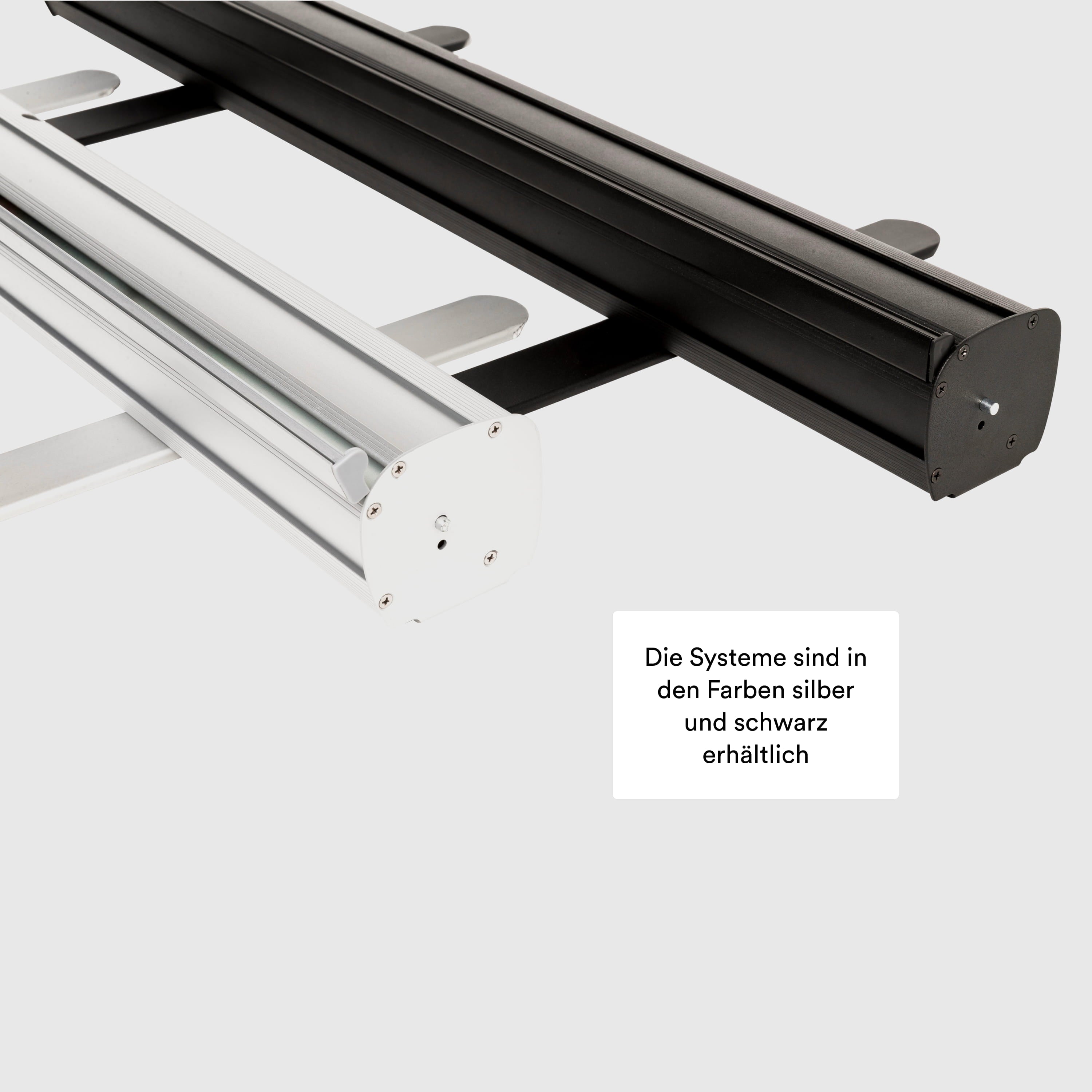 RollUp System schwarz und silber