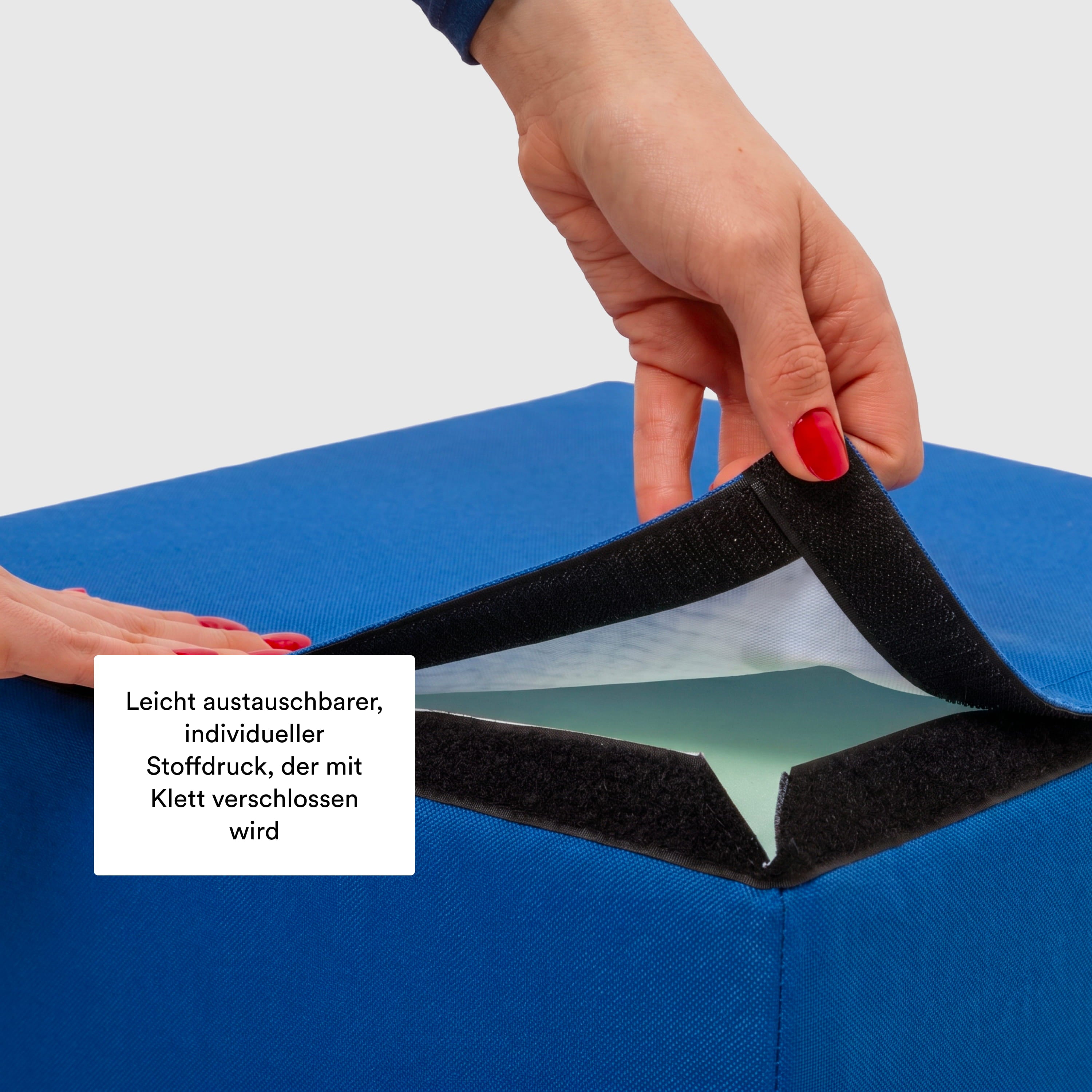 Sitzwürfel Schaumstoff inkl. Druck