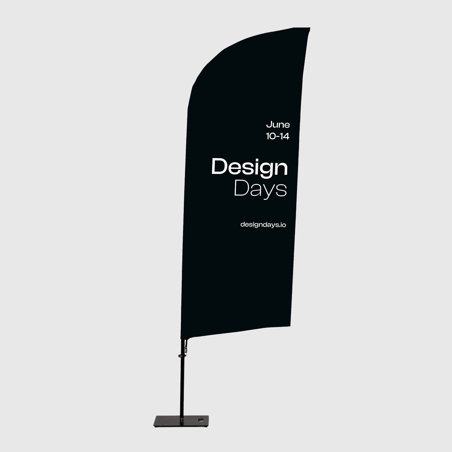 Beachflag bedruckt für Indoor & Outdoor
