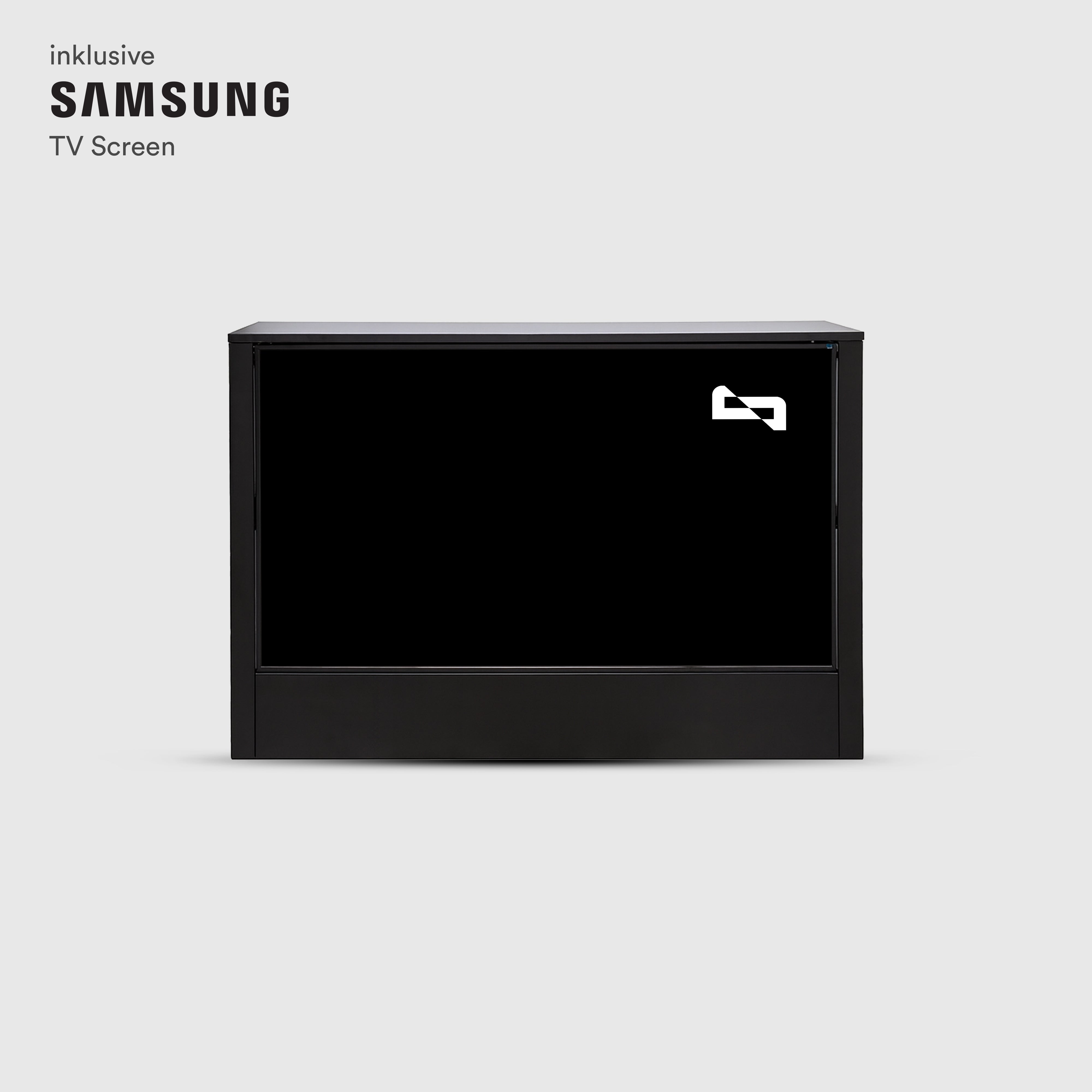 Digitale Messetheke mit Samsung TV