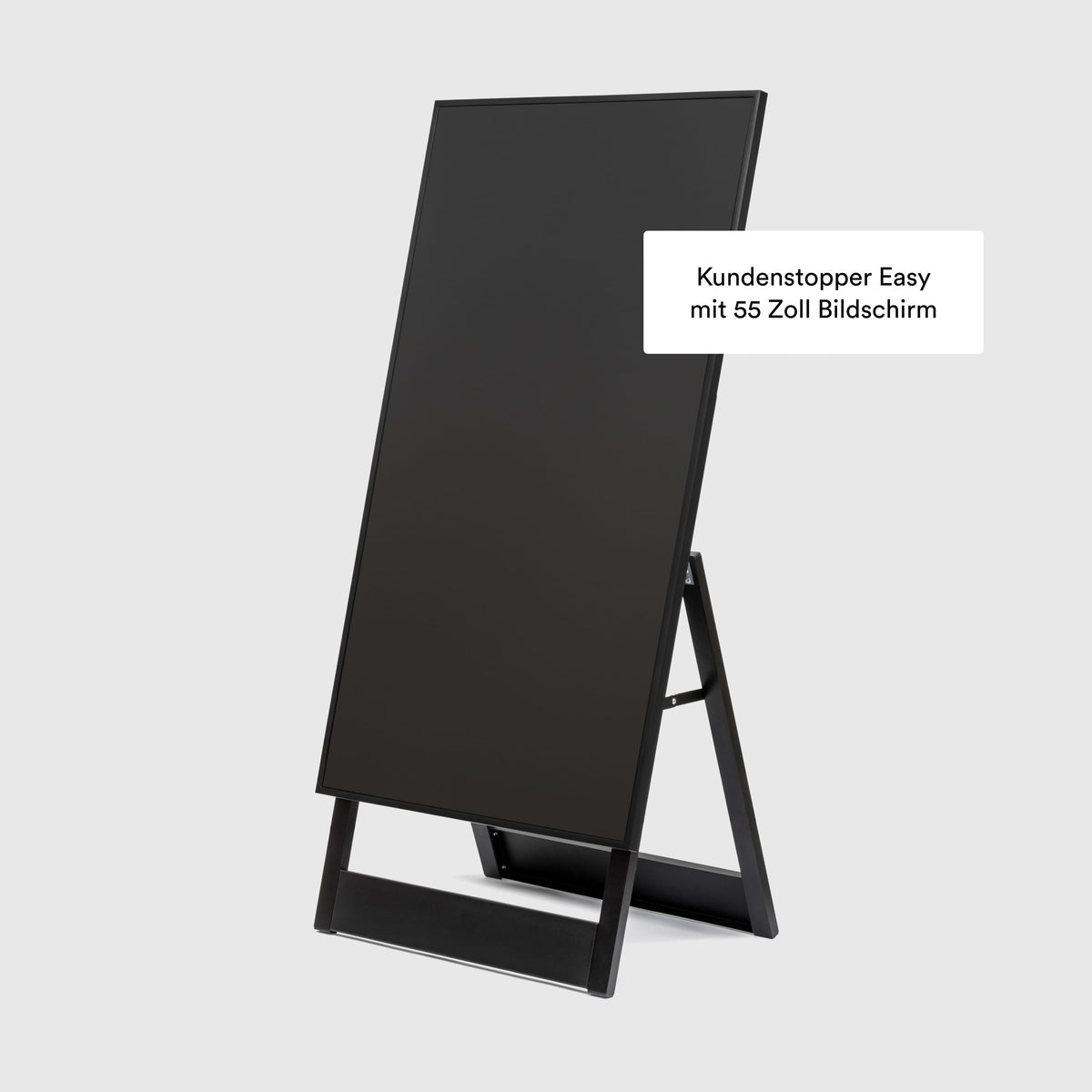 Digitaler Kundenstopper schwarz 55 Zoll
