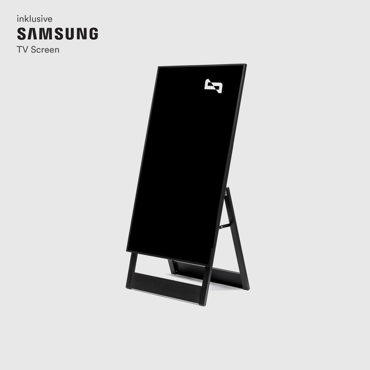 Digitaler Kundenstopper Easy mit Samsung TV - 43 und 55 Zoll