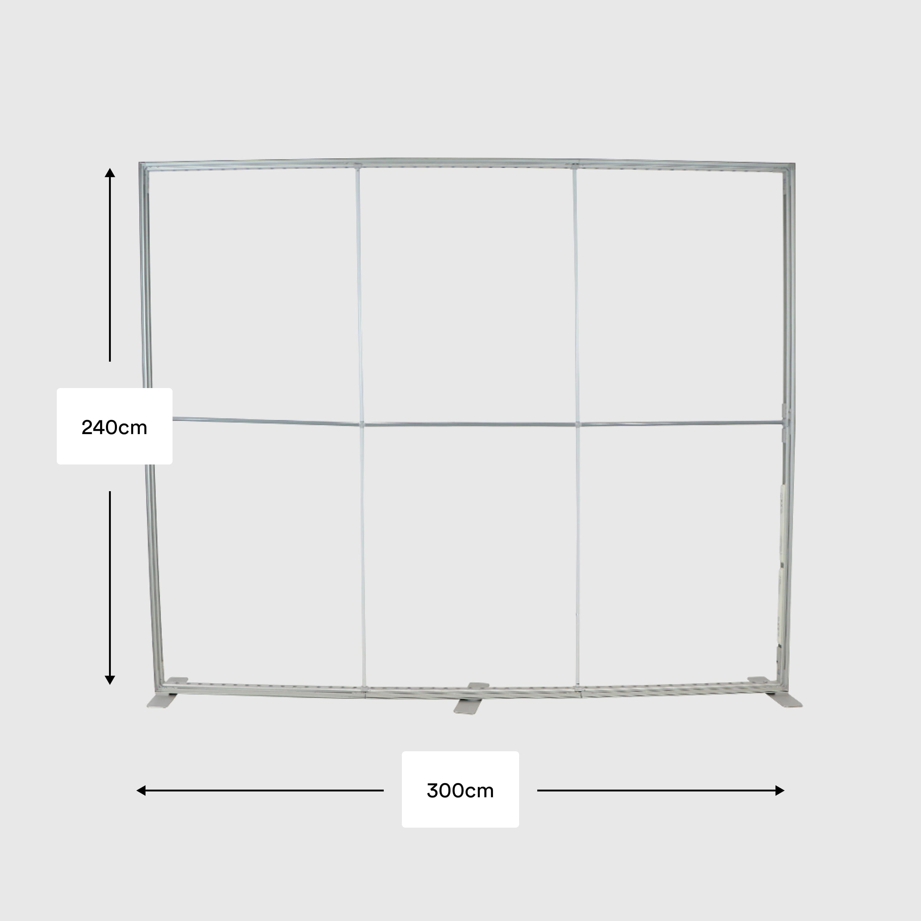 LED Leuchtwand Größe