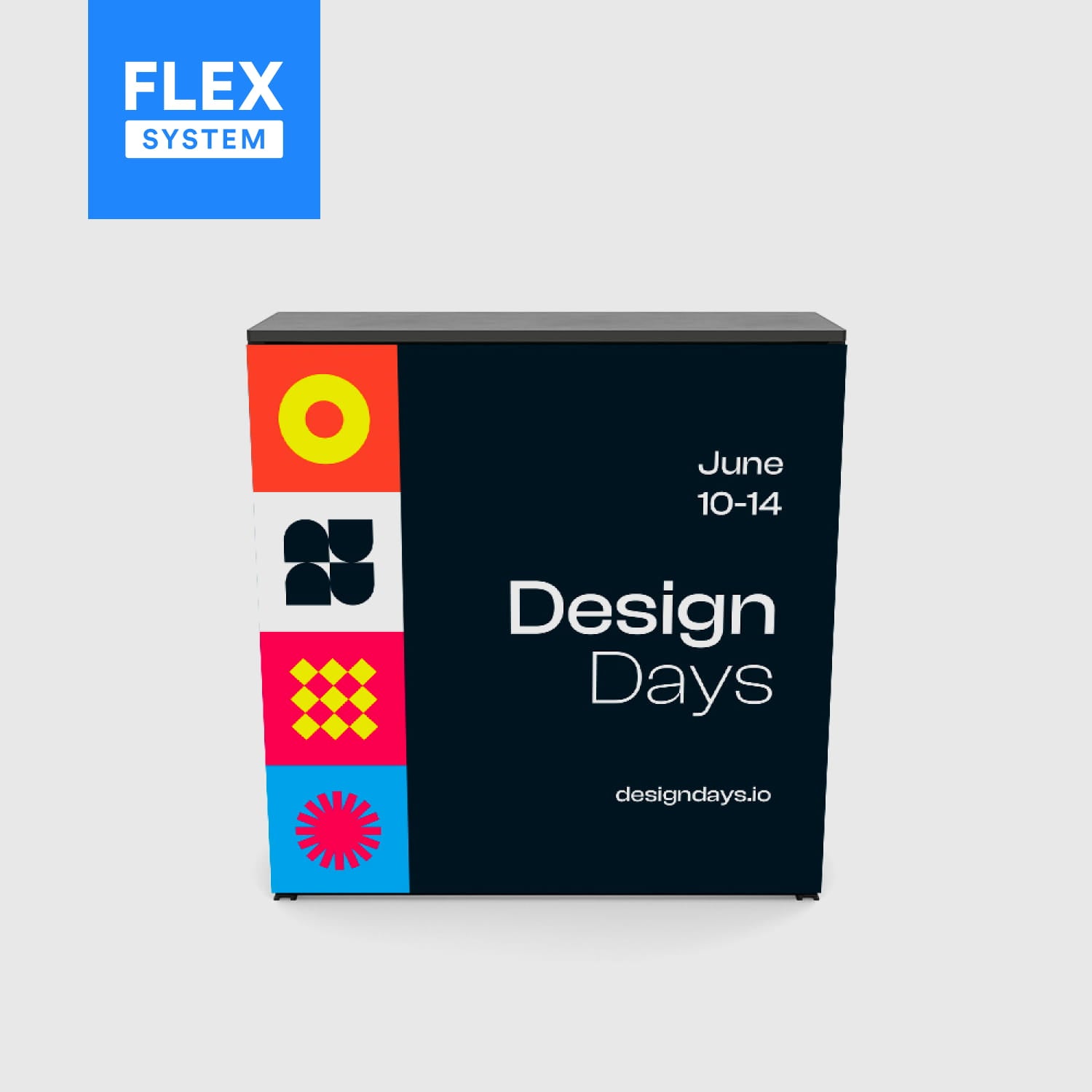 Messetheke Stecksystem Flex