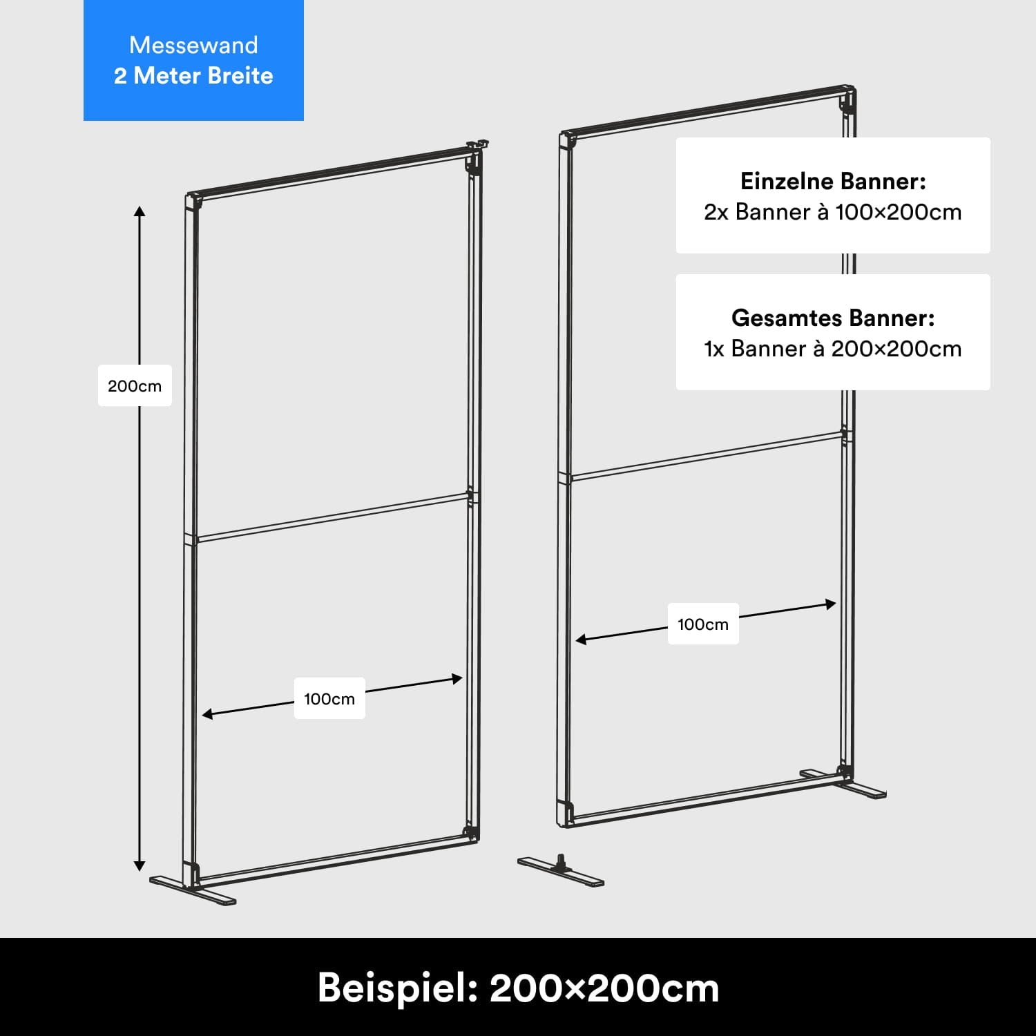 Messewand Stecksystem Flex