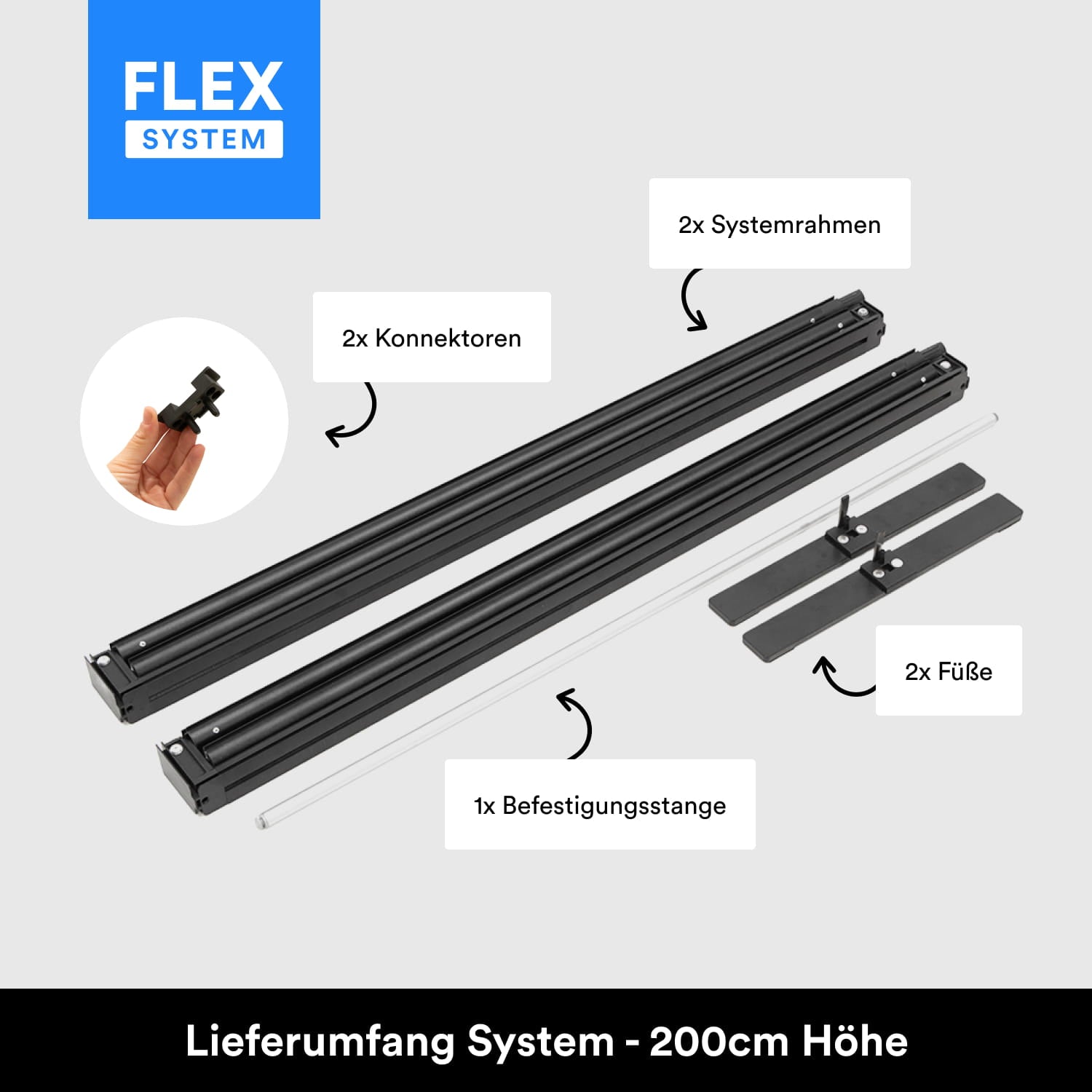 Messewand Stecksystem Flex