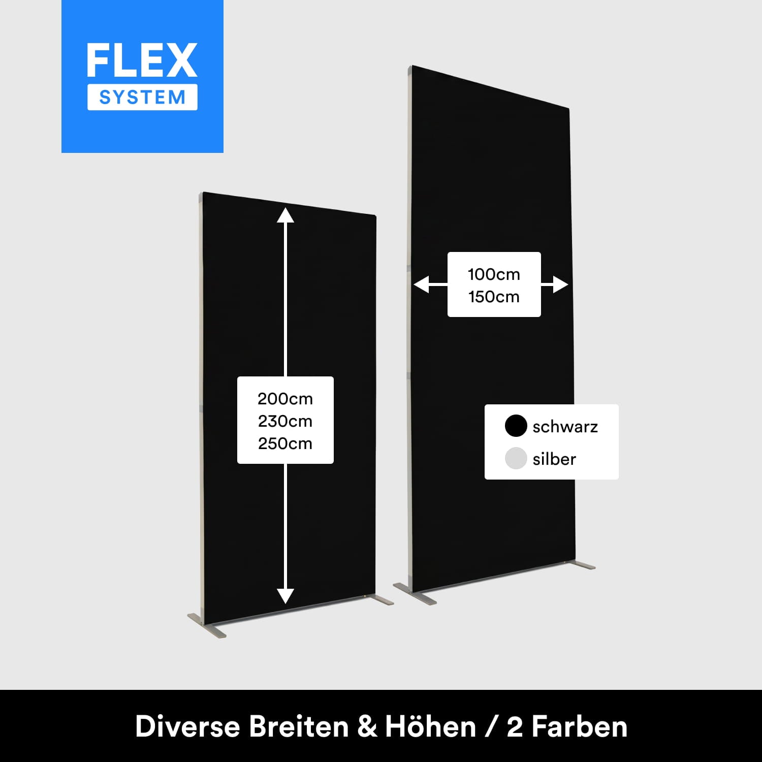 Messewand Flex verschiedene Größen