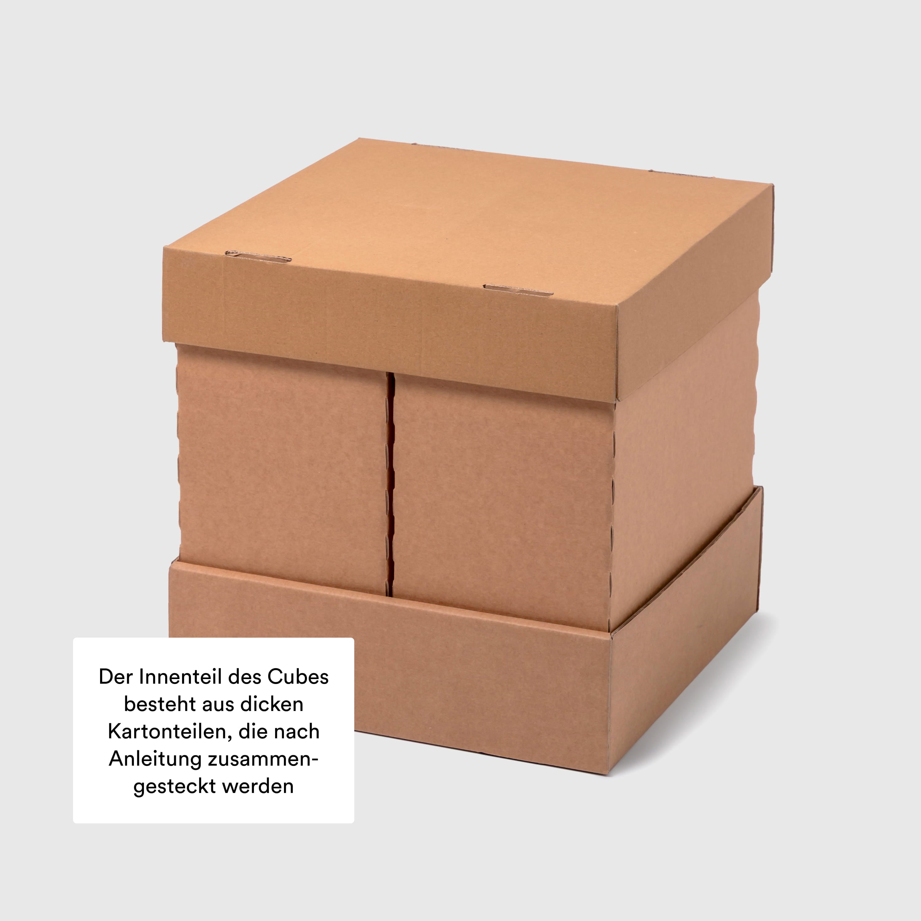Sitzwürfel Karton